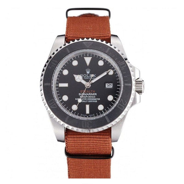 Submariner STEALTH MK III Brown Fabric Band 621387 Mens 41MM